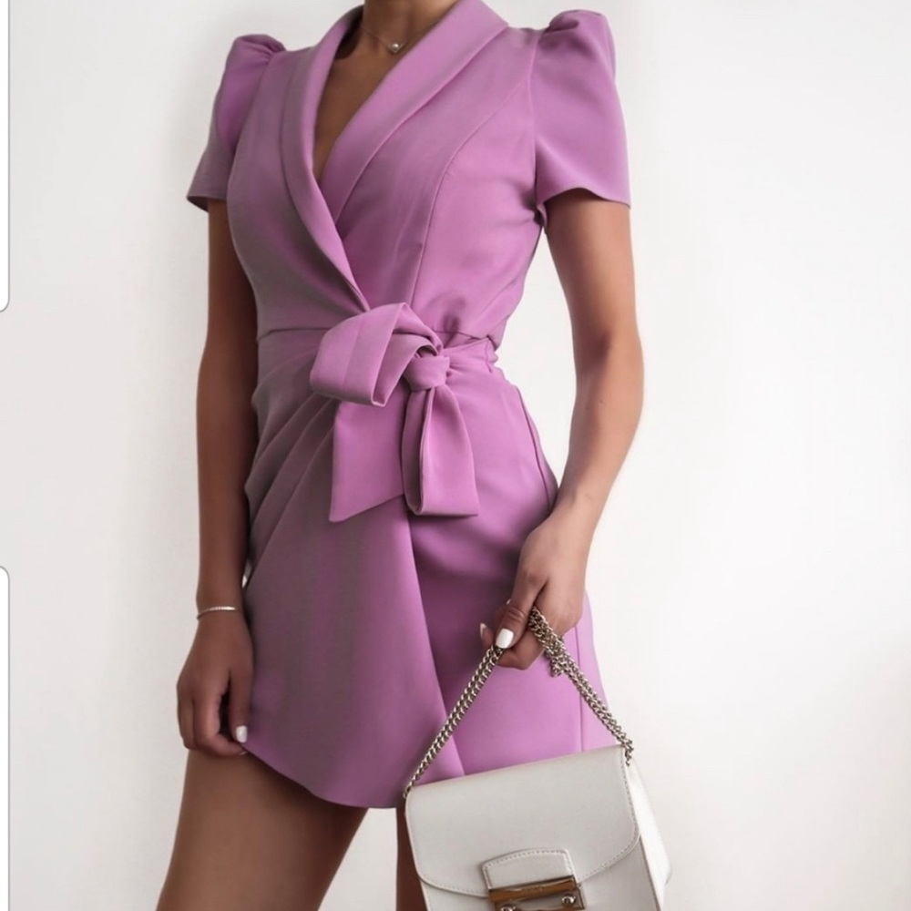 Zara Brand New with Tags Lila Romper Dress with Side Wrap Size Small